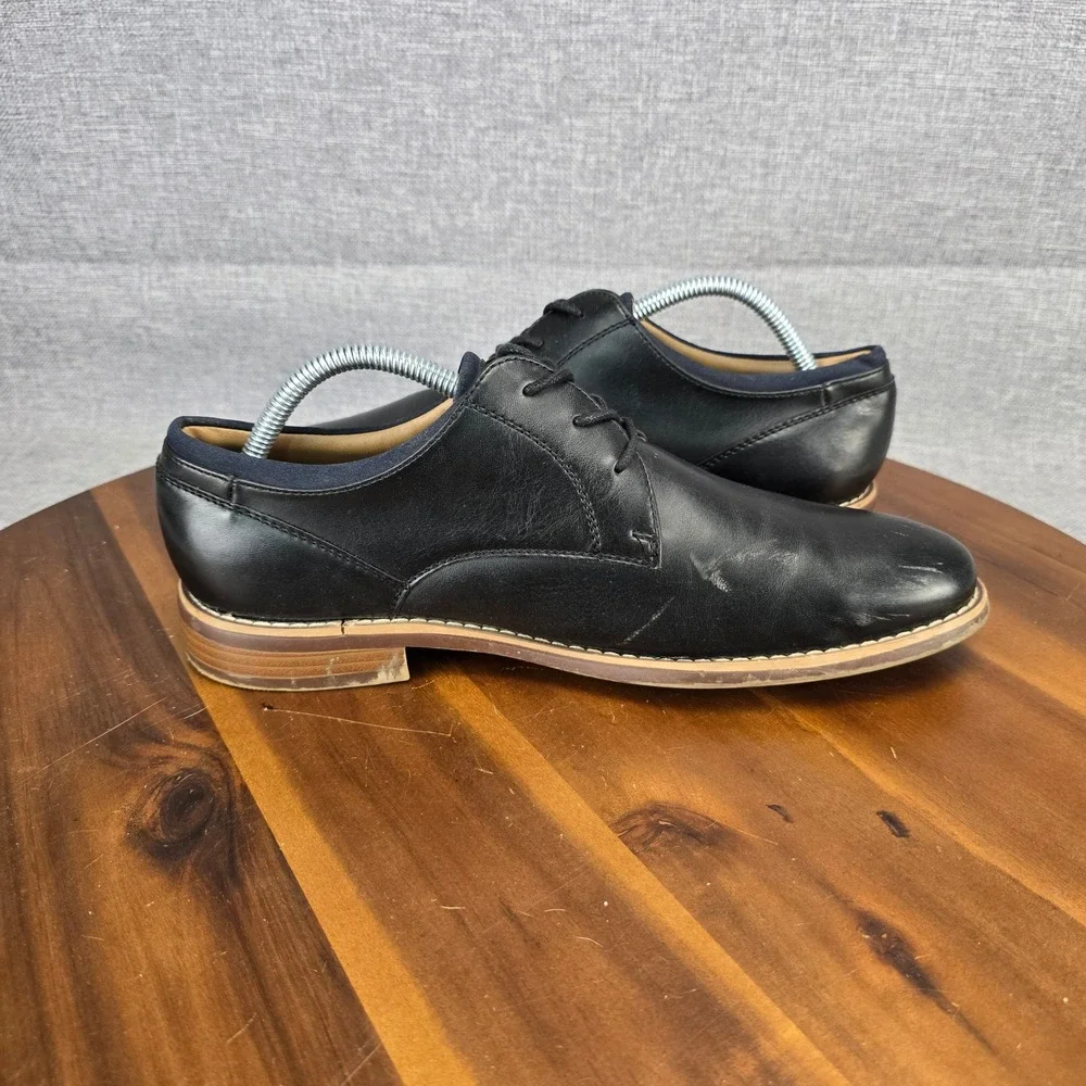 Sonoma‎ Goods For Life Theodore Mens Black Derby Dress Shoes Sz 8.5 M SNTHEODORE
